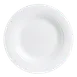 Steelite 6300P013 - Flat Rim 6.75" Round Porcelain Plate Aura Medium Rim Oven Safe 465°F - 24/Case 1 image