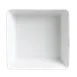 Steelite 6300P100 - Square Porcelain Tray, 6" x 6" x 2", 13 oz, Aura, Oven Safe 465°F - 24/Case 1 image