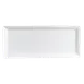 Steelite 6300P107 - Aura Porcelain Tray 9.5" x 4.75", Oven Safe to 465°F, Design - 24/Case 1 image