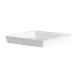 Steelite 6300P109 - Porcelain Tray, Aura, 5.75" x 5.75" x 1.0", 22 oz, Oven Safe to 465°F - 24/Case 1 image