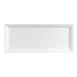 Steelite 6300P433 - Rectangular China Tray, 12" x 6", Aura Porcelain, Oven Safe to 465°F - 24/Case 1 image
