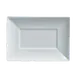 Steelite 6301P325 Rectangle Plate, 8.25" x 6.875" Porcelain, Rene Ozorio, Oven Safe 465°F - 24/Case 1 image