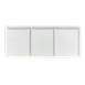 Steelite 6302P279 - 3‑Compartment Rectangular Porcelain Tray, 15.9" x 6.6" - 6/Case 1 image