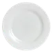Steelite 6305P601 Round 11.25" Porcelain Dinner Plate, Wide Rim, Oven Safe to 465°F - 12/Case 1 image