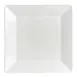 Steelite 6305P691 Square Porcelain Plate, 10.6" Square, Deep Rim, Oven Safe to 465°F - 1 Dozen 1 image