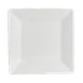 Steelite 6305P694 Square Porcelain Plate, 6.75" x 6.75", Deep Rim, Oven Safe to 465°F - 24/Case 1 image