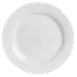 Steelite 6306P701 Concerto Plate, 11.25" Round Porcelain With Wide Rim, Oven Safe To 465°F - 1 Dozen 1 image