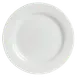 Steelite 6306P702 Concerto Dinner Plate, 10.625" Porcelain, Wide Rim, Oven Safe 465°F - 24/Case 1 image