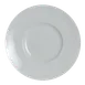 Steelite 6314P1001 - Round Plate, 12" Diameter, Porcelain, Wide Rim, Oven Safe to 465°F, - 6/Case 1 image