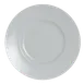 Steelite 6314P1002 Round China Plate, 12" Diameter, Porcelain Wide Rim, Oven Safe To 465°F - 6/Case 1 image