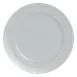 Steelite 6314P1011 11.25" Round Porcelain Plate with Wide Rim, Oven Safe to 465°F - 1 Dozen 1 image