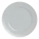 Steelite 6314P1013 9.5" Round Porcelain Salad Plate, Wide Rim, Oven Safe to 465°F, Sonata - 24/Case 1 image
