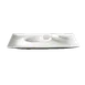 Steelite 6315P1202 Square Plate, 10.5" x 10.5" Porcelain, Oven Safe 465°F, Curves - 6/Case 2 image