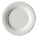 Steelite 6321P1302 Flat 10" Round Porcelain Dinner Plate with Wide Rim, Oven Safe to 465°F - 24/Case 1 image