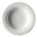 Steelite 6321P1305 - Deep 8" Round Porcelain Plate, 13.75 oz, Wide Rim, Oven Safe to 465°F - 1 Dozen 1 image