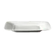 Steelite 6321P1306 Square Plate, 11" x 11", Porcelain Wide Rim, Oven Safe to 465°F - 6/Case 2 image