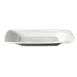 Steelite 6321P1307 Square China Plate, 8" x 8" Porcelain, Wide Rim, Oven Safe to 465°F - 24/Case 2 image