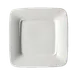 Steelite 6321P1307 Square China Plate, 8" x 8" Porcelain, Wide Rim, Oven Safe to 465°F - 24/Case 1 image