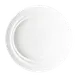Steelite 6331P1231 Flat 10.5" Round Porcelain Plate, Flat Edge, Oven Safe to 465°F - 1 Dozen 1 image