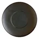 Steelite 6413MY002 - 9.5" Slate Round Porcelain Rimmed Plate with Wide Rim, Sold Per 6/Case 1 image
