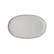 Steelite 6415MY034 - Oval Plate, 11.5"W x 7.25"D x 1"H, Porcelain, Wabi Sabi Lichen - 6/Pack 1 image