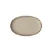 Steelite 6420MY035 - Oval Porcelain Plate, 7" Diameter, Wabi Sabi Shoji Rene Ozorio Design - 1 Dozen 1 image