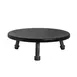 Steelite 6525T207 - Round Ebony Buffet Stand, 8" Height, 4.75" Platform, Base, Hand Wash - 1/Case 1 image