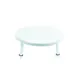 Steelite 6525T210 Platform Stand with Pipe Legs, 14.0" White Buffet, 8" Height, 1-2 Tiers - 1/Case 1 image