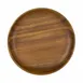 Steelite 6525TW316 - Wooden Round Platter, 11.0" x 1.25" Thick, Hand Wash, No Handle, 6/Case 1 image