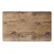 Steelite 68A351EL590 Plastic Platter, 21" x 12-3/4" Rectangular Melamine, Brown - 6/Case 1 image