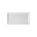 Steelite 68A417EL595 Plastic Rectangular Platter, 12-3/4" x 7" Melamine, White Finish - 1 Dozen 1 image