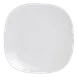 Steelite 6940E6031 Square 7" Porcelain Dinner Plate, Folio Alpha Ceram Finish - 1 Dozen 1 image