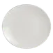 Steelite 6940E6072 Oval Plate, 11" X 10" Porcelain Folio Alpha Ceram Parliament - 1 Dozen 1 image