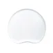 Steelite 6940E6175 White Porcelain Tray, Curved 9.75" x 9" x 1.375", Modern Design - 6/Pack 1 image