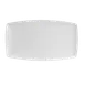 Steelite 6940E661 Oblong China Tray, 14" x 8" Porcelain, Folio Finish - 6/Case 1 image