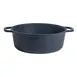 Steelite 6978QU003B Pot, 1-1/2-Gal (32-95 Oz) 14-3/4"W X 11-3/4"D X 4-1/2"H, Blue Aluminum - 1/Case 1 image