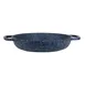 Steelite 6978QU011 - Oval 13" Casserole, 56 oz (1‑2 Qt), Blue Granite, Aluminum, Oven Safe - 2/Case 1 image