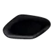 Steelite 7000DD010 Oval Platter, 15" x 8" x 1-1/4", Black Melamine, Dishwasher Safe - 6/Case 1 image