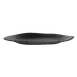 Steelite 7000DD020 - 12" Oval Melamine Platter, Black, Up to 240°F, Dishwasher Safe - 1 Dozen 2 image