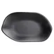 Steelite 7000DD020 - 12" Oval Melamine Platter, Black, Up to 240°F, Dishwasher Safe - 1 Dozen 1 image