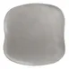 Steelite 7006DD008 Plastic Sandwich Platter, 15" Square, Gray Melamine, - 6/Case 1 image