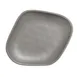 Steelite 7006DD011 Plastic Serving Platter – 12" x 10" x 1.5", Rectangular Melamine Gray - 6/Case 1 image
