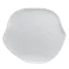 Steelite 7008DD007 14" White Free‑Form Melamine Cheese Platter, Plastic Serving Tray - 6/Case 1 image