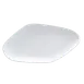 Steelite 7008DD010 Oval Platter, 15" x 8.5" x 1.5", White Melamine Dinnerware - 6/Case 1 image