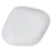 Steelite 7008DD011 - 12" x 10" x 1.5" Rectangular Melamine Platter, White, Serving Tray - 6/Case 1 image
