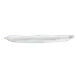 Steelite 7008DD015 Slider Tray, 15" X 6.375" Free‑Form White Melamine Plastic Platter - 1 Dozen 2 image