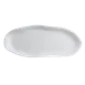 Steelite 7008DD015 Slider Tray, 15" X 6.375" Free‑Form White Melamine Plastic Platter - 1 Dozen 1 image