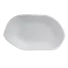 Steelite 7008DD020 Oval Plastic Serving Platter, 12" x 7.125", White Melamine, - 1 Dozen 1 image