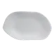 Steelite 7008DD021 Oval Melamine Platter, 9.875" x 5.875" (10" Approx), White Finish - 1 Dozen 1 image
