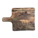Steelite 7044DD094 Serving Board Square 14" x 10" Wood/Delfin Wood-Melamine Handle 10-13" - 1 Dozen 1 image
